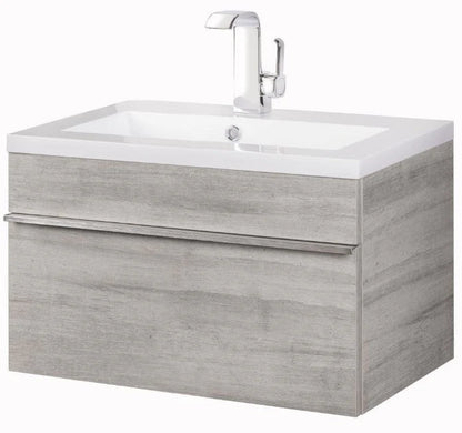 Trough 24" Wall Mount Modern Bathroom Vanity