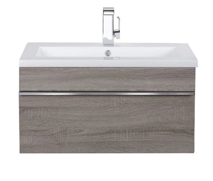 Trough 30" Wall Mount Modern Bathroom Vanity