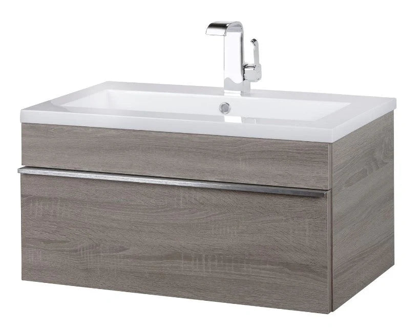 Trough 30" Wall Mount Modern Bathroom Vanity