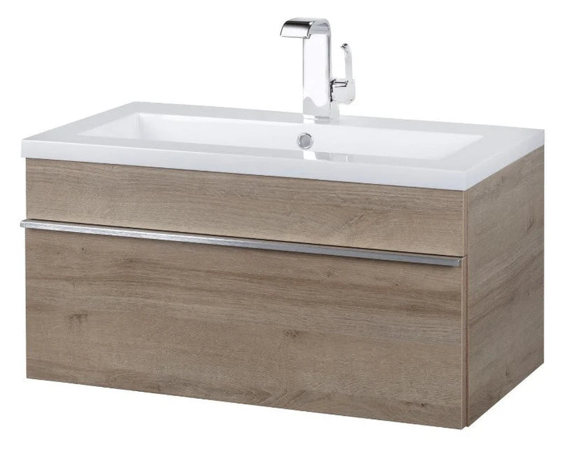 Trough 30" Wall Mount Modern Bathroom Vanity